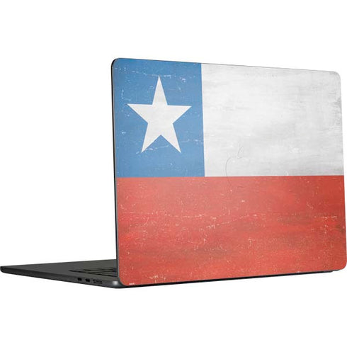 Chile Flag Distressed MacBook Air 15 in (2023) Skin